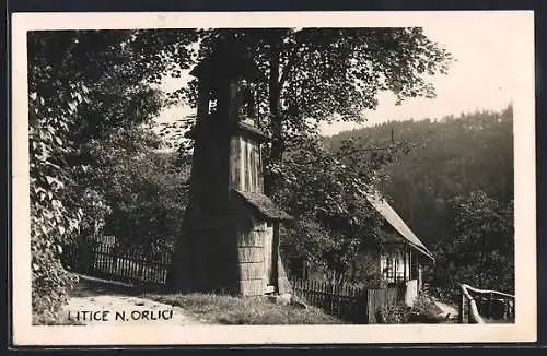 AK Litice n. Orlicí, Partie am kleinen Türmchen