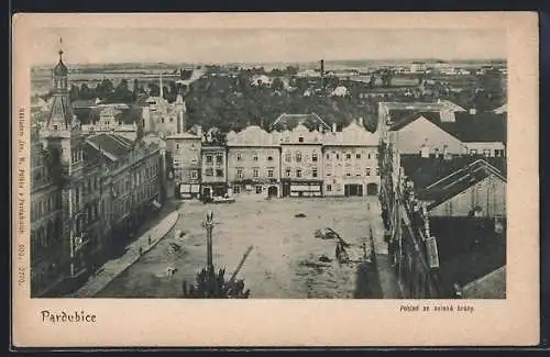 AK Pardubice, Pohled ze zelené brány