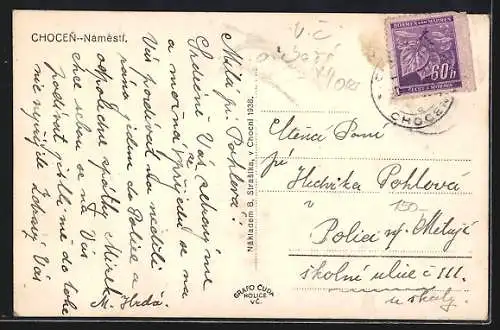 AK Chocen, Námestí