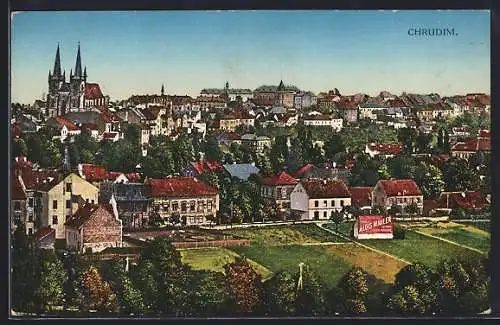 AK Chrudim, Totalansicht übers Feld