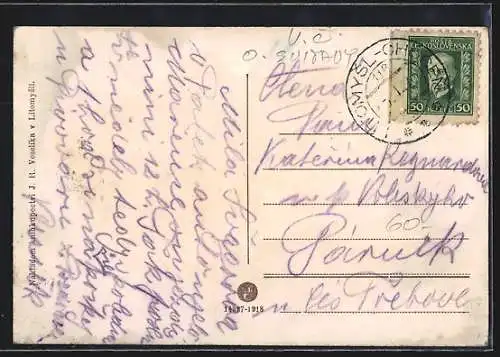 AK Leitomischl / Litomysl, Dolni Riegrovo Námesti