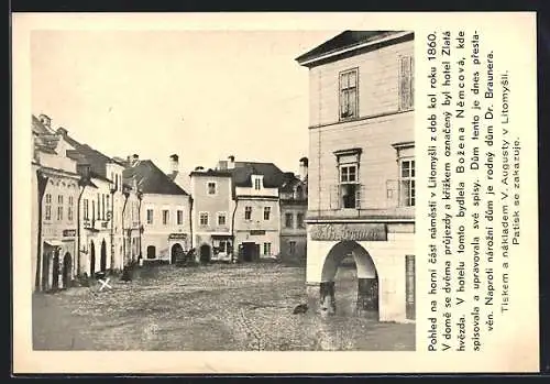 AK Litomysl, Pohled na horni cast namesti