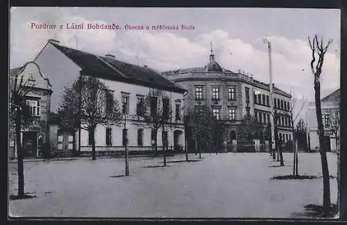 AK Lazne Bohdanec, Obecná a mest`anská skola