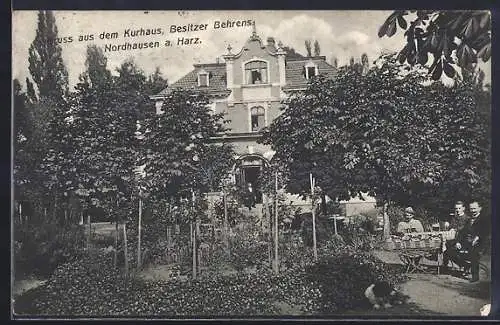 AK Nordhausen a. Harz, Das Kurhaus v. Behrens