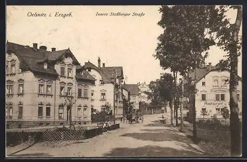 AK Oelsnitz i. Erzgeb., Innere Stollberger Strasse