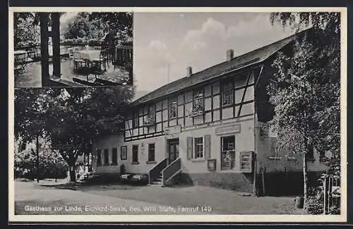 AK Eichicht /Saale, Gasthaus zur Linde