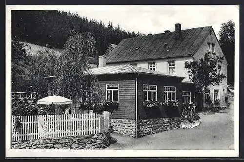 AK Grossrückerswalde, Gasthaus Schindelbachmühle