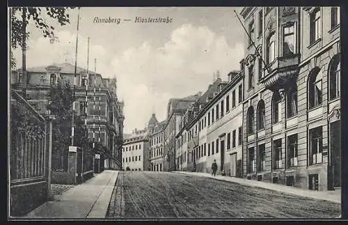 AK Annaberg / Buchholz, Partie in der Klosterstrasse