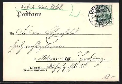 AK Berlin-Moabit, Städtisches Krankenhaus in der Thurmstrasse
