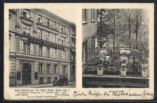 AK Berlin, Hotel Reichskrone, Neustädtische Kirchstrasse 11