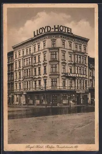 AK Berlin, Invalidenstr. 124, Lloyd-Hotel