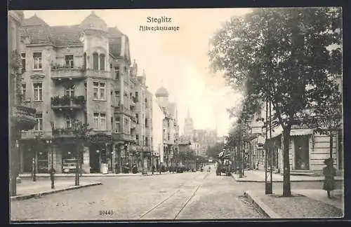 AK Berlin-Steglitz, Café in der Albrechtstrasse