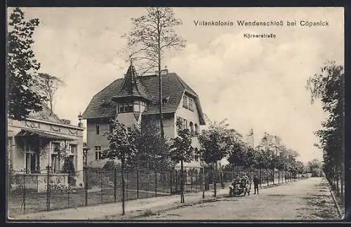 AK Berlin-Köpenick, Villenkolonie Wendenschloss, Körnerstrasse