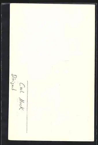 AK Bayreuth, Dirigent Dr. Karl Muck