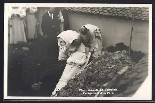AK Val-de-Charmey, Chartreuse de La Valsainte, Enterrement d`un Père