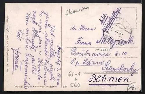 AK Pragerhof, Blick zum Bahnhof