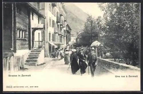 AK Zermatt, Une Rue