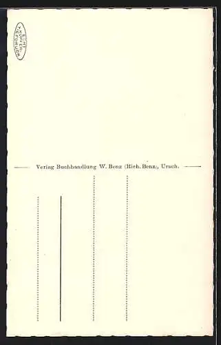 AK Bad Urach, Blick in die Rosengasse