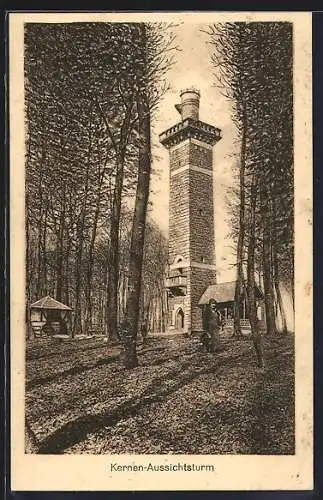 AK Fellbach, Blick auf den Kernen-Aussichtsturm