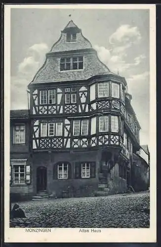 AK Monzingen, Altes Fachwerkhaus