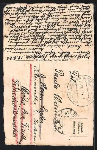 Künstler-AK Rostock, Partie am Steintor