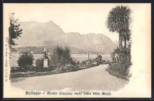 AK Bellagio, Monte Crucione visto dalla Villa Melzi