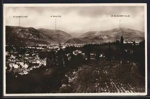 AK Gorizia, Panorama, M. Sabotino, M. Santo, M. S. Gabriele