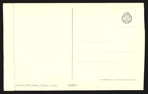 AK Cadenabbia /Lago di Como, Dampfer an der Landestelle