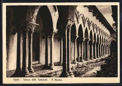 AK Cefalù, Interno della Cattedrale, Il Chiostro