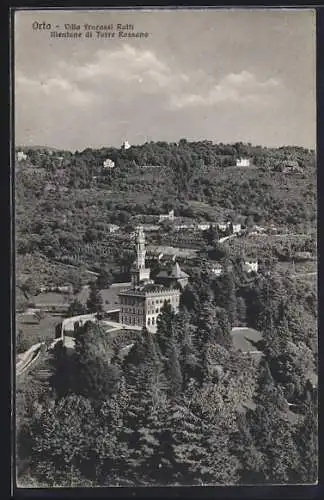 AK Orta, Villa Fracassi Ratti, Mentone di Torre Rossano