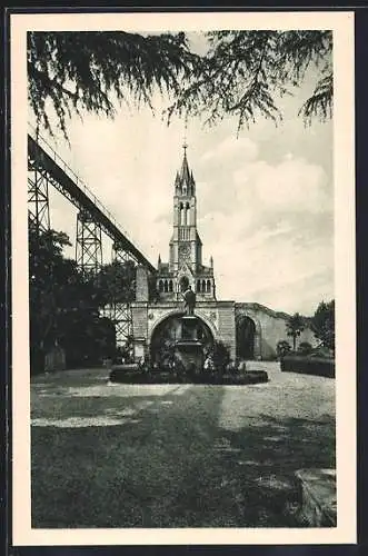 AK Città del Vaticano, Giardini, Grotta di Lourdes