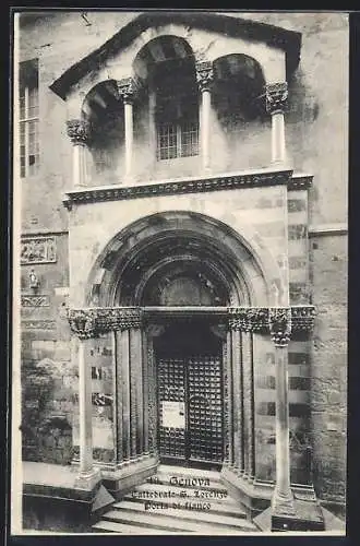 AK Genova, Cattedrale S. Lorenzo, Porta di fianco