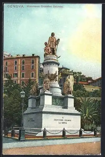 AK Genova, Monumento Cristoforo Colombo