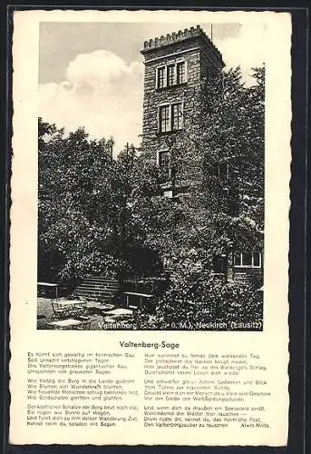 AK Neukirch /Lausitz, Gasthaus Valtenberg, die Valtenberg-Sage