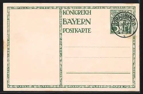 AK Prinzregent Luitpold von Bayern, Ziegenkutsche