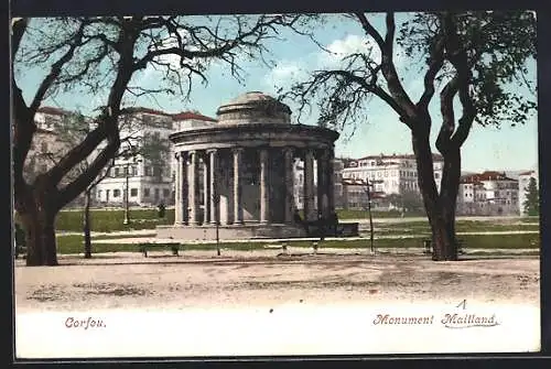 AK Corfou, Monument Maitland