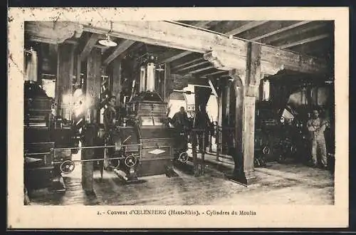 AK Oelenberg, Couvent - Cylindres du Moulin