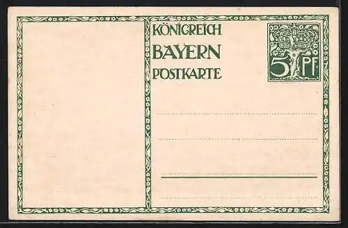 AK Prinzregent Luitpold von Bayern, Ziegenkutsche