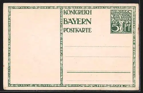 AK Prinzregent Luitpold von Bayern, Ziegenkutsche