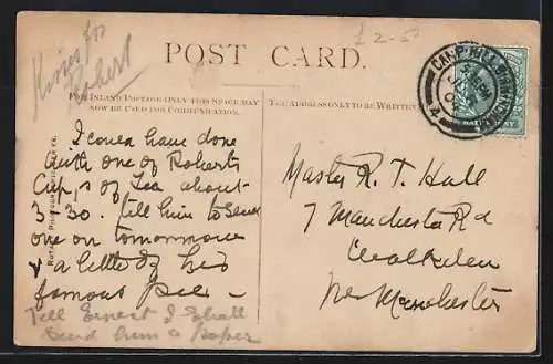 AK Mr. & Mrs. Chamberlain in Galagardrobe