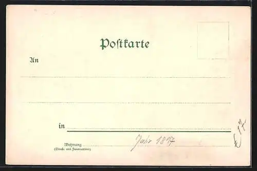 Lithographie Sedan, Szene aus der Schlacht bei Sedan, Jubelfeier des 100. Geburtstages Kaiser Wilhelms I. 1897
