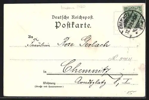 Künstler-AK K. Mutter: Insel Mainau