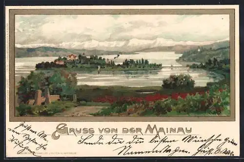 Künstler-AK K. Mutter: Insel Mainau