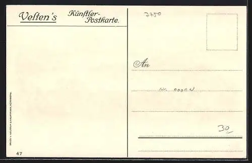 Künstler-AK K. Mutter: Insel Mainau