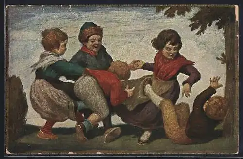 Künstler-AK Ludwig von Zumbusch: Kinderreigen