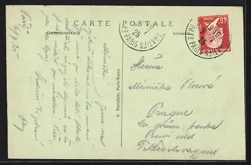 AK Paris, Exposition des Arts Decoratifs, Pavillon Studium-Louvre