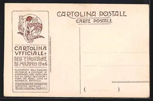 AK Milano, Esposizione 1906, Padiglione dell` Austria