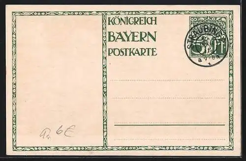 AK Prinzregent Luitpold von Bayern, Ziegenkutsche