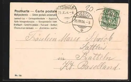 Lithographie Jugendstil, junge Dame und Liebespaar in Seifenblase