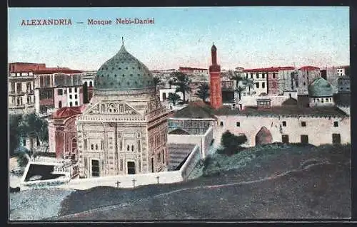 AK Alexandria, An der Mosquee Nebi Daniel
